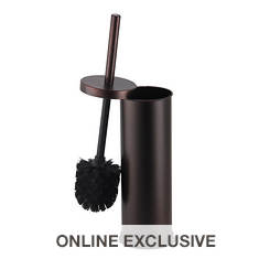 Rust-Resistant Toilet Brush and Holder