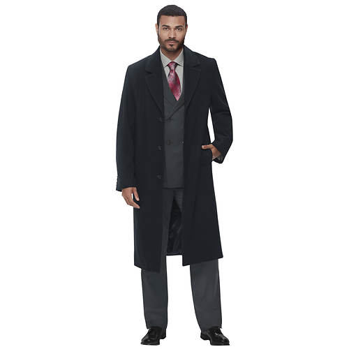 Men's Wool-Blend Overcoat