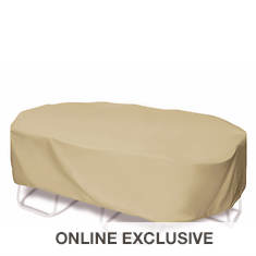 110" Oval/Rectangle Table Cover 