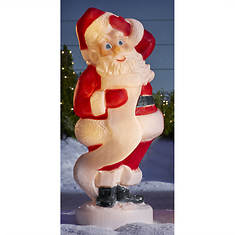 43" Lighted Santa Claus Figure