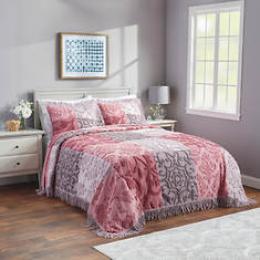Heritage Patchwork Chenille Bedspread