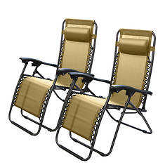 Kocaso Zero Gravity Lounge Chair 2-Pack