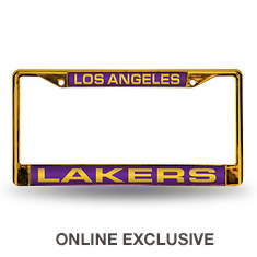 NBA Laser Colored Chrome Frame