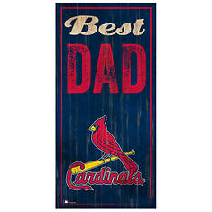MLB Best Dad Sign