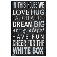 MLB "In This House" Sign