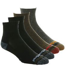 Timberland Men's Comfort Quarter 4-Pack Socks