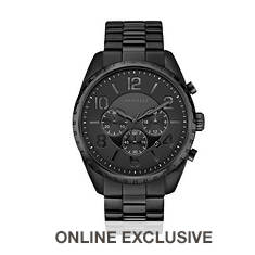 Caravelle By Bulova Black Ion Chronograph Watch