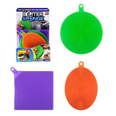 Textured Silicone Sponges 3-Pack