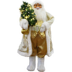 Fraser Hill 36" Music and Motion Santa with Tree