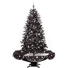 Fraser Hill 75" Snowing Musical Christmas Tree