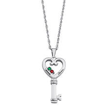 Personalized Key To My Heart Necklace