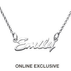 Personalized Kid's Script Name Necklace