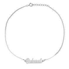 Personalized Script Name Anklet