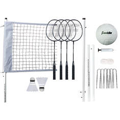 Franklin Sports Professional Badminton and Volleyball Set