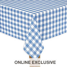 Buffalo Check Tablecloth 60"x84"
