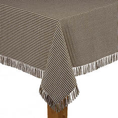 Homespun Check Woven Tablecloth 52"x52''