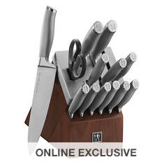 14-Piece German Stainless Steel Knife Set with Self-Sharpening Block