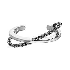 Crystal Crossover Cuff Bracelet