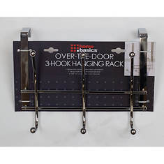 Over-the-Door 3-Hook Hanging Rack