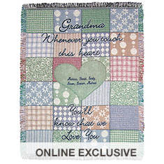 Personalization Grandmother Touch Throw