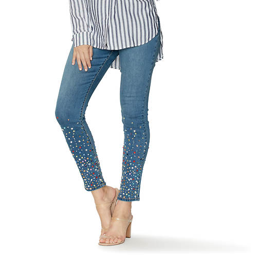 Multi-Colored Bling Jean