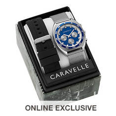 Caravelle Retro Chronograph Watch