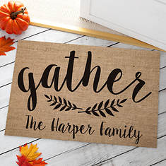 Personalized Gather Doormat