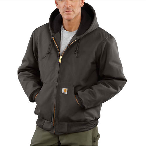 Carhartt Men's Quilted-Flannel Lined Duck Active Jacket