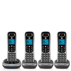 Motorola Cordless Answering System Base and 4 Handsets