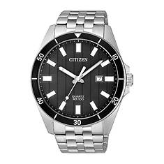 Citizen Men's 42mm Stainless Steel Black Dial Watch