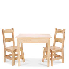 Melissa & Doug Wooden Table and Chairs