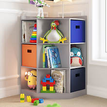 Corner Cabinet with Cubbies and Shelves