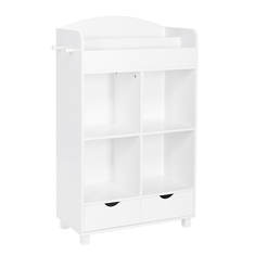 Cubby Cabinet with Bookrack