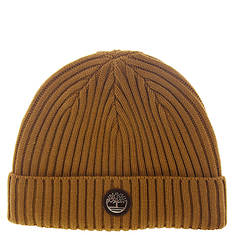 Timberland Men's Ribbed Watch Cap with Logo Plate