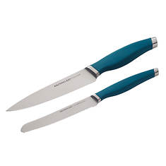 Rachael Ray Cutlery 2-Piece Japanese Stainless Steel Utility Knife Set