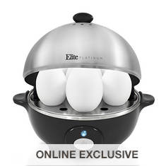 Elite Egg Cooker with Egg Tray & Lid
