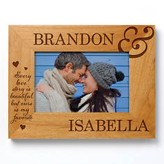Personalized Favorite Love Story Picture Frame