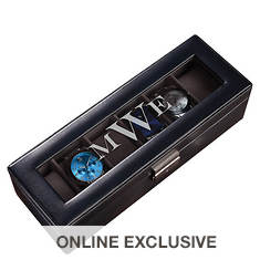 Personalized Monogram 6-Piece Watch Case