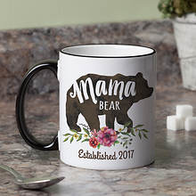 Personalized Mama Bear Coffee Mug