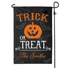 Personalized Trick-or-Treat Garden Flag