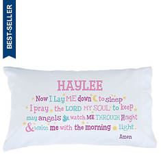 Personalized "Now I Lay Me Down" Pillowcase
