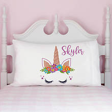 Personalized Unicorn Pillowcase
