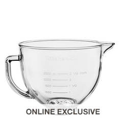 KitchenAid 5-Quart Clear Glass Bowl with Lid