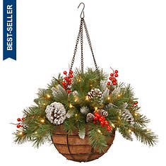 20'' Frost Berry Basket with Lights