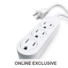 Snow Joe 6' Indoor 3-Outlet Extension Cord