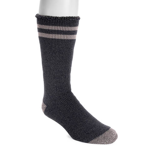 MUK LUKS Men's 1 Pair Heat-Retainer Thermal Socks