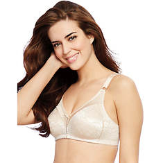 Bali Double-Support Wire-Free Lace Bra