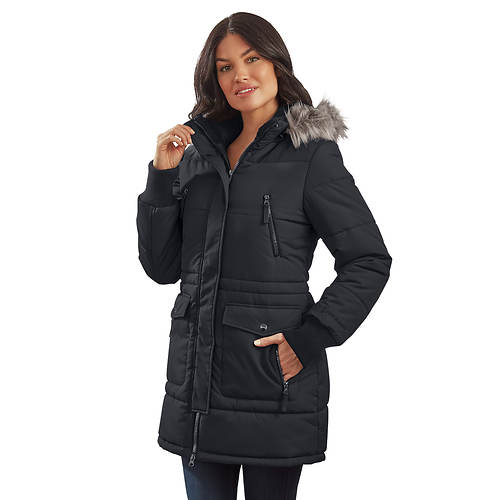 Free Country Women's Poly Air Touch Long Puffer Jacket