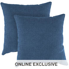 16"x16" Wicker Pillow Set