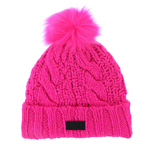 UGG® Women's Knit Cable Beanie with Pom